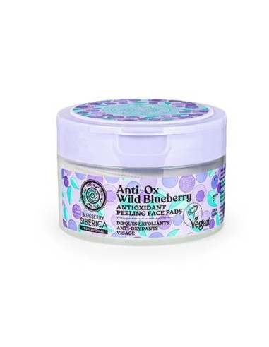 Anti-Ox Wild Blueberry Discos Faciales Exfoli. 20U de Natura Siberica