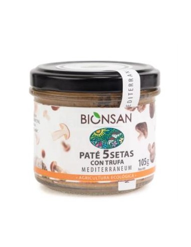 Pate 5 Setas Con Trufa 105Gr. Eco Vegan de Bionsan