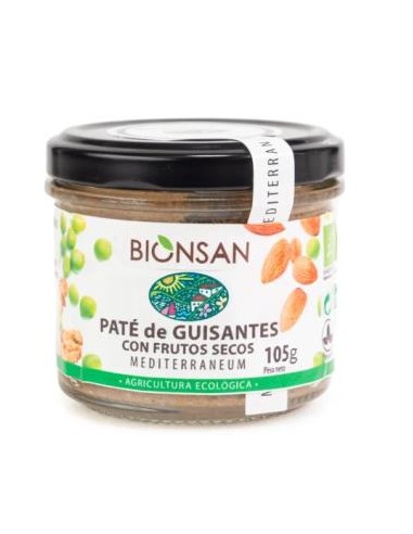 Pate De Guisantes Con Frutos Secos 105Gr. Vegan de Bionsan