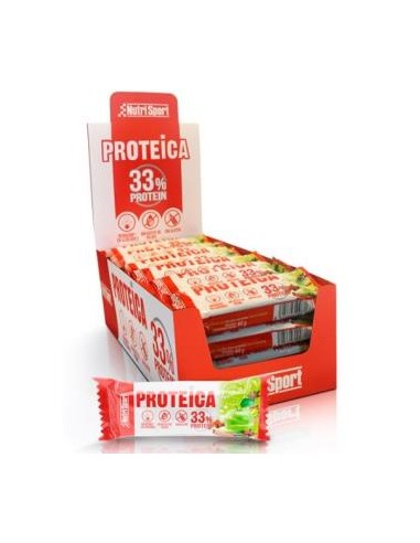 Barrita Proteica Yogur-Apple-Pie 24Uds. de Nutrisport