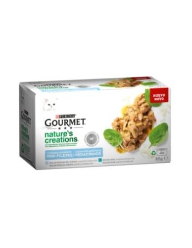 Gourmet Nature Fish Caja 12X4X85Gr. de Purina Vet