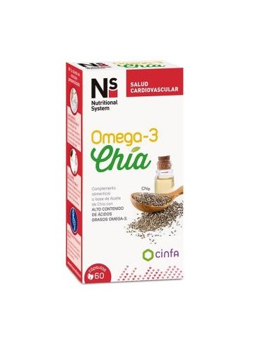 Ns Omega 3 Chia 60 Caps de Ns