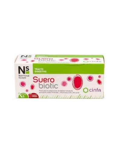 Ns Suerobiotic Fresa 6 Sobres de Ns