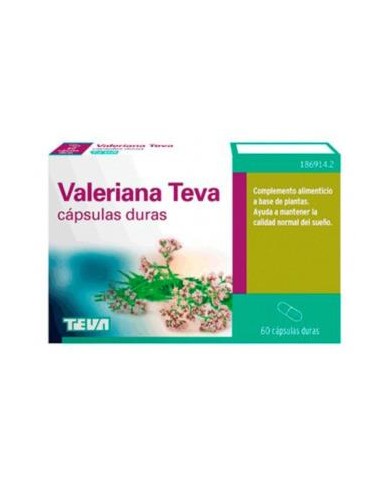 Valeriana Teva 200Mg 60Caps de Teva