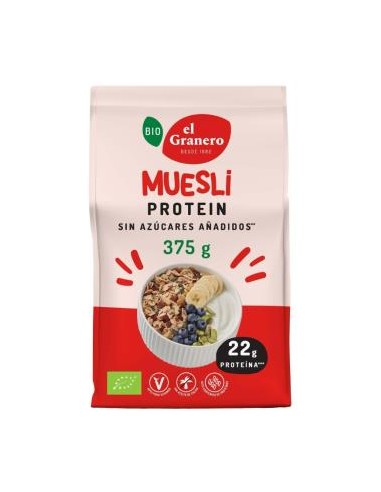 Muesli Protein 375Gr. Bio de El Granero