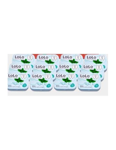 Dentifrico Solido+Enjua Toothballs 30U Menta 12Lat de Lolo