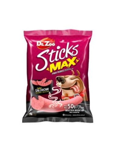 Sticks Max Salchicha 1 Bolsa 50Gr de Dr.Zoo Vet