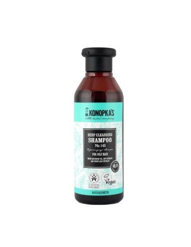 Champu Limpieza Profunda Cabello Graso 280Ml Vegan de Dr. Konopka´S