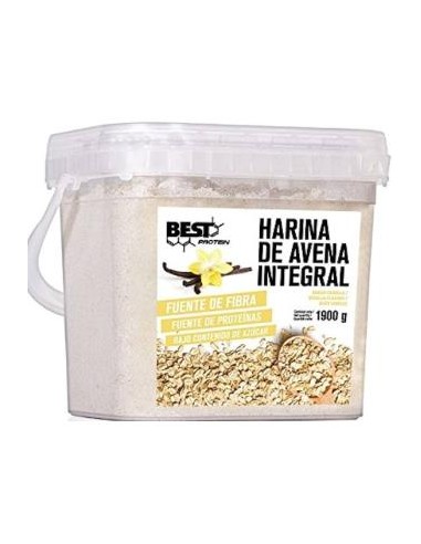 Harina De Avena Integral Vainilla 1900Gr. de Best Protein