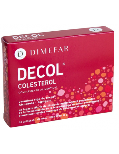 PACK  Decol® 2 Unidades Estuche 30 cápsulas vegetales de Dimefar