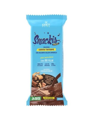 Pack 4x3 Caja 24 Uds 20 Gramos Snackis Choco Leche + Canela Y Galleta de Herbora