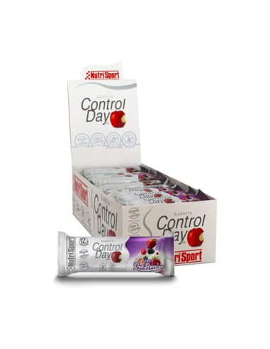 Caja Control Day Red.Azuc.Frutos Rojos 28 Barritas de Nutrisport