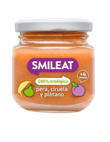 Tarrito De Platano, Pera Y Ciruela 130 G Eco De Smileat