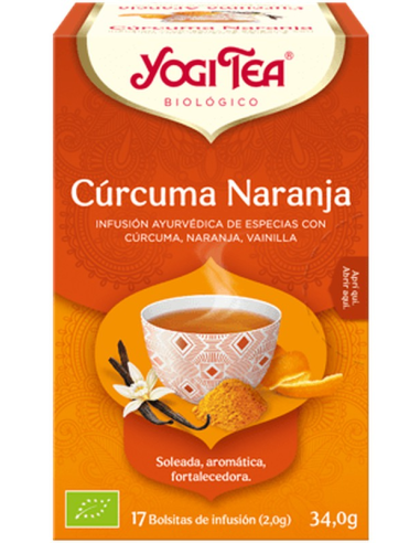 Yogi Tea Curcuma Naranja 17 Bolsitas de Yogi Tea