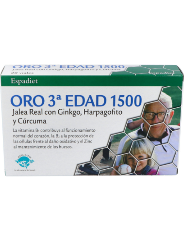 Jalea 3ª Edad 1500 Forte 20 Vial. de Espadiet