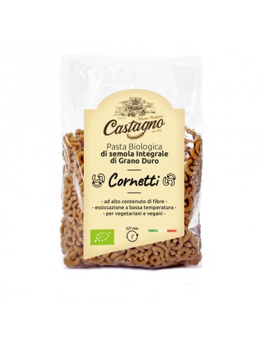 CORNETTI DE TRIGO INTEGRAL 500 g de Castagno