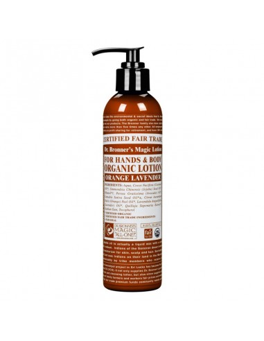 Locion Corporal Naranja-Lavanda 240 ml de Dr Bronners