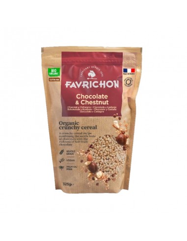 Crunchy Muesli Chocolate y Castaña 325 g de Favrichon