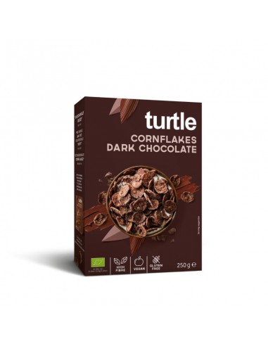 Cornflakes Dark Chocolate GF (Copos de maíz con chocolate negro) 250g de Turtle