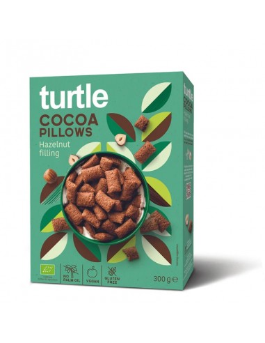 Cocoa pillows with hazelnut filling Bio + GF 300g de Turtle