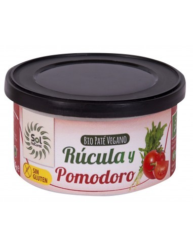 Pack 12 Uds. Paté Rúcula Y Pomodoro Bio 125 g  de Solnatural