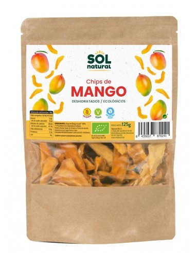 Pack 6 Uds. Chips De Mango Bio 125 g  de Solnatural