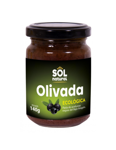 Pack 6 Uds. Olivada Negra Bajo Aragón Bio 140 g  de Solnatural