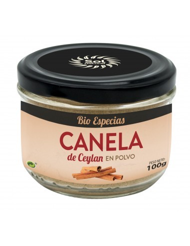 Pack 12 Uds. Canela De Ceylan En Polvo Bio 100 g  de Solnatural