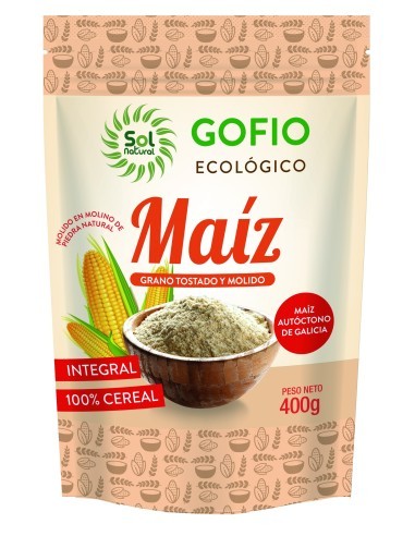 Pack 8 Uds. Gofio De Maíz Integral Bio 400 g  de Solnatural