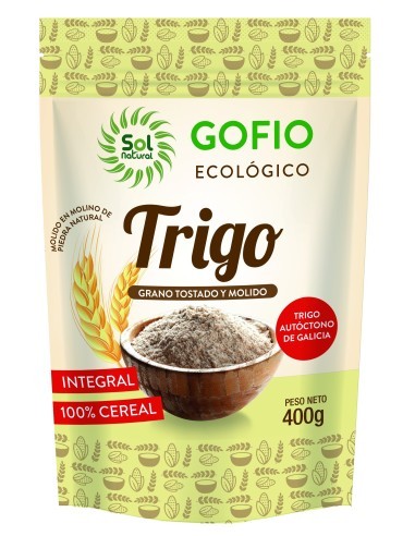 Pack 8 Uds. Gofio De Trigo Integral Bio 400 g  de Solnatural