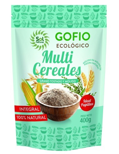 Pack 8 Uds. Gofio De Multicereales Integrales Bio 400 g  de Solnatural