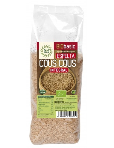 Pack 6 Uds. Cous Cous De Espelta Integral Bio 500 g  de Solnatural