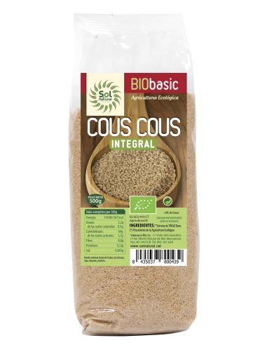 Pack 6 Uds. Cous Cous Integral Bio 500 g  de Solnatural