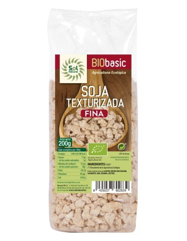 Pack 6 Uds. Soja Texturizada Fina Bio 200 g  de Solnatural