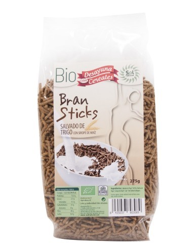 Pack 6 Uds. Bran Sticks Con Salvado Bio 275 g  de Solnatural