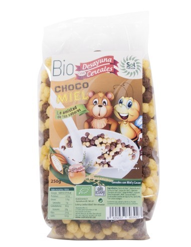 Pack 6 Uds. Bolitas Choco-Miel Bio 250 g  de Solnatural