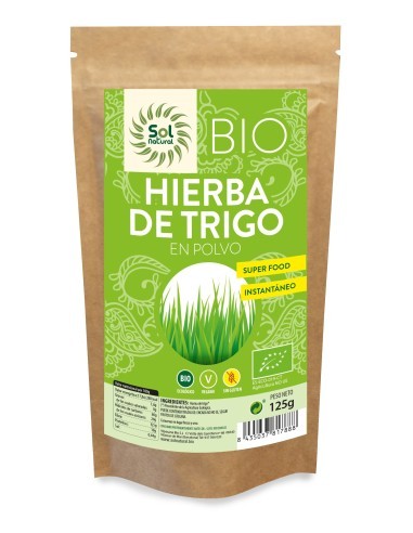 Pack 12 Uds. Hierba De Trigo En Polvo Bio 125 g  de Solnatural