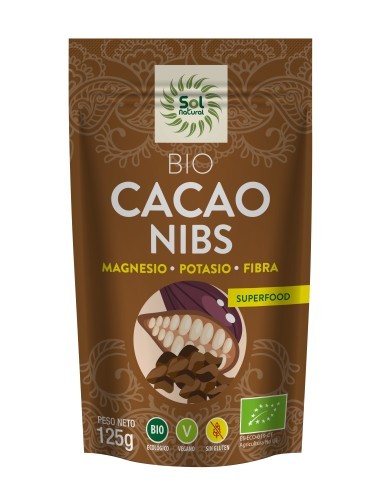 Pack 6 Uds. Cacao Nibs Bio 125 g  de Solnatural