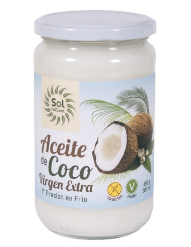 Pack 6 Uds. Aceite De Coco Virgen Extra Grande Bio 580 ml  de Solnatural