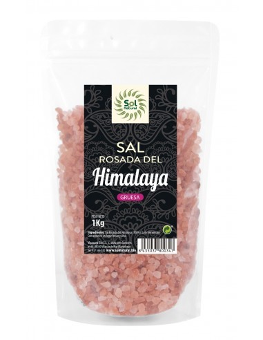 Pack 6 Uds. Sal Gruesa Rosada Del Himalaya 1 Kg  de Solnatural