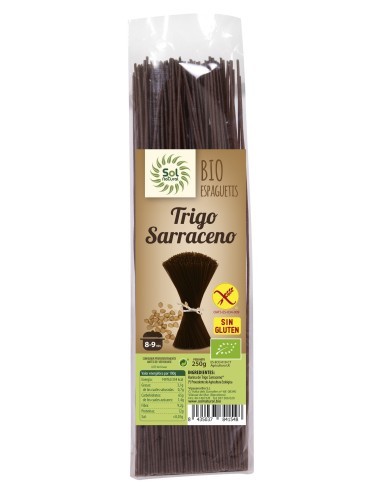 Pack 15 Uds. Espagueti De Trigo Sarraceno Sin Gluten Bio 250 g  de Solnatural