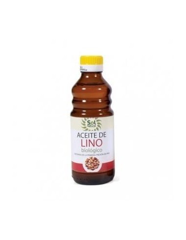 Pack 6 Uds. Aceite De Lino Bio Pequeño 250 ml  de Solnatural