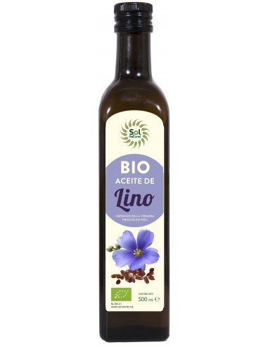 Pack 6 Uds. Aceite De Lino Bio 500 ml  de Solnatural