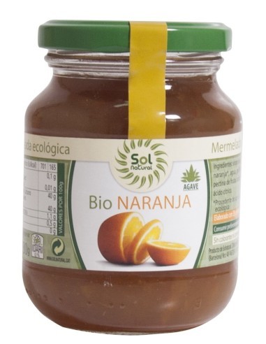 Pack 12 Uds. Naranja Con Agave Bio 330 g  de Solnatural