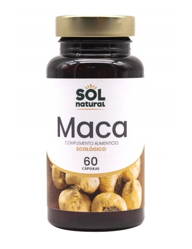 Pack 6 Uds. Maca 60 Cápsulas Bio 29,4 g  de Solnatural