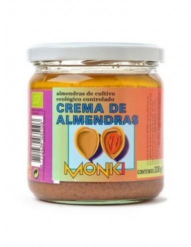 Pack 6 Uds. Crema De Almendra Bio 330 g  de Monki