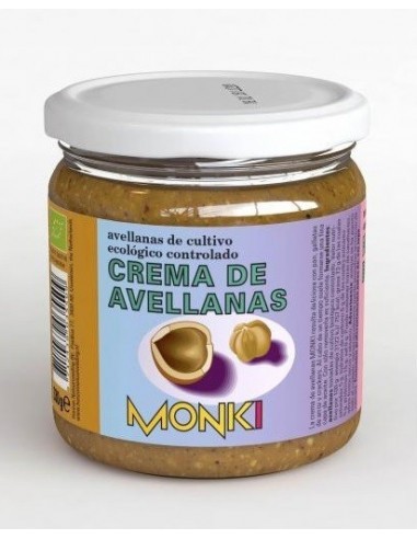 Pack 6 Uds. Crema De Avellanas Sin Sal Bio 330 g  de Monki