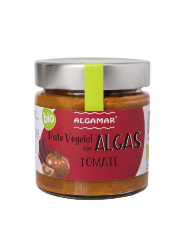 Pack 8 Uds. Paté De Algas Con Tomate Bio 180 g  de Algamar