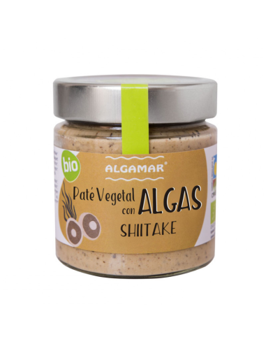 Pack 8 Uds. Paté De Algas Con Shiitake Bio 180 g  de Algamar