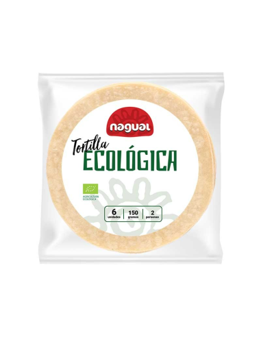 Pack 8 Uds. Tortillas De Maíz Bio S/Gluten 150 g - 6/u  de Nagual